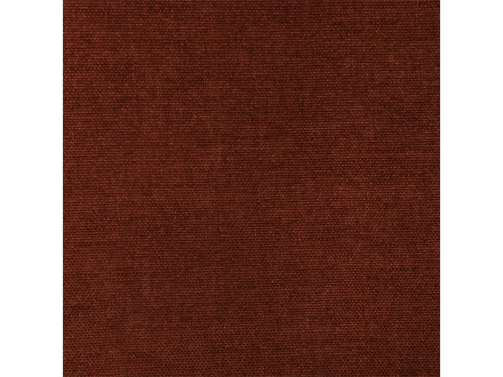 Lot de 2 tabourets de bar en bois d'hévéa naturel et tissu chenille bordeaux - Paola