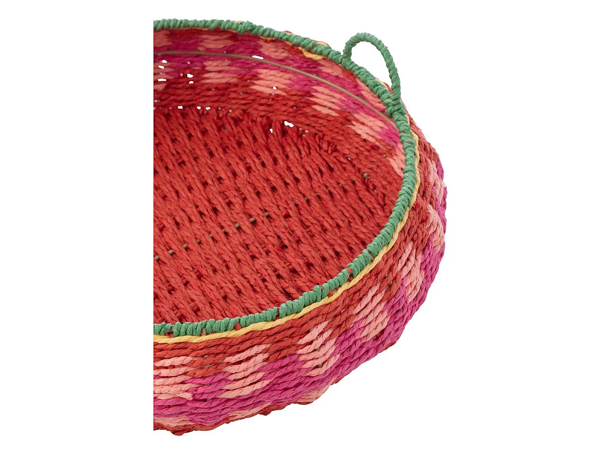 Lot de 2 Plateaux Déco "Dia" 50cm Multicolore
