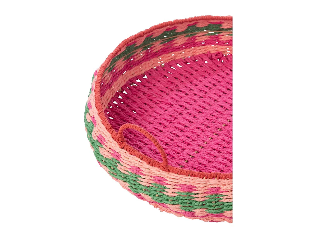 Lot de 2 Plateaux Déco "Dia" 50cm Multicolore