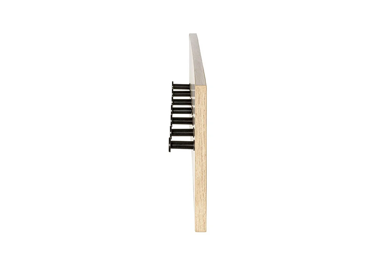 Patère Murale "Miranda" 80cm Chêne & Noir