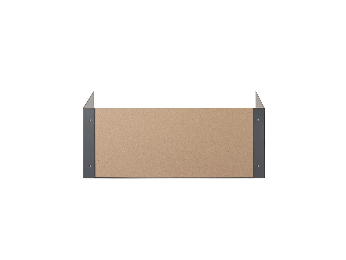 Étagère Murale Design "Korfu" 45cm Anthracite & Chêne