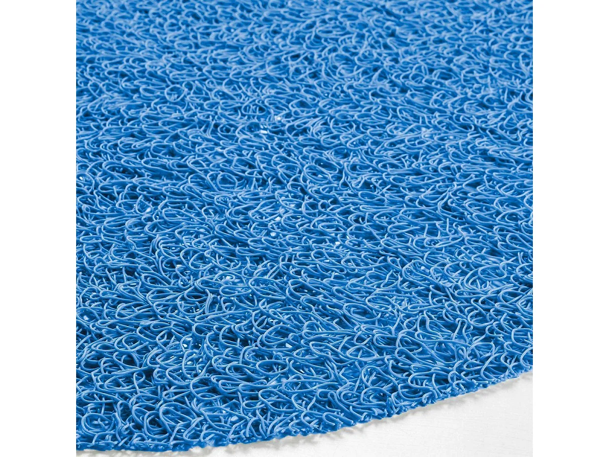 Set de Table Rond "Tortilla" 38cm Bleu Indigo