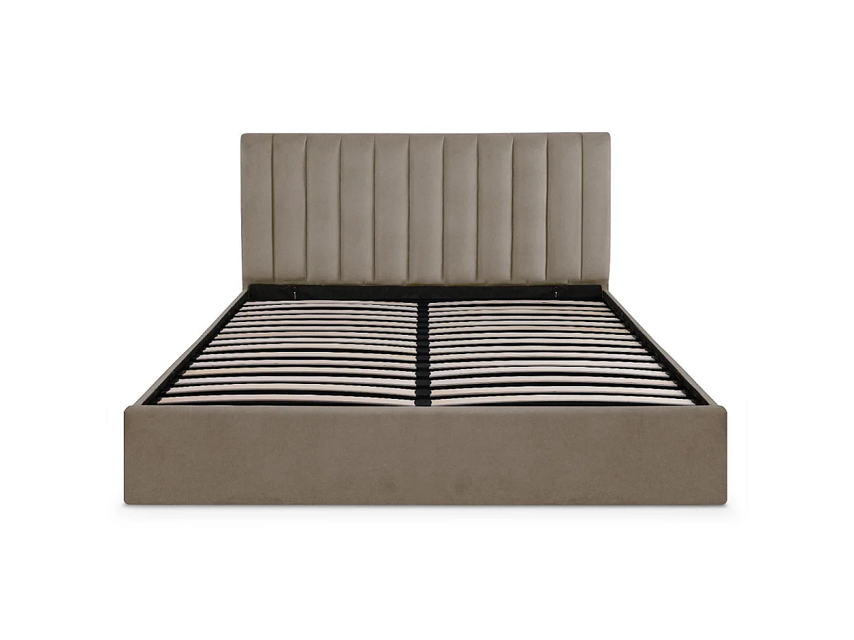 Pack Lit Coffre& Matelas "Dream & Goodream" 180x200cm Taupe