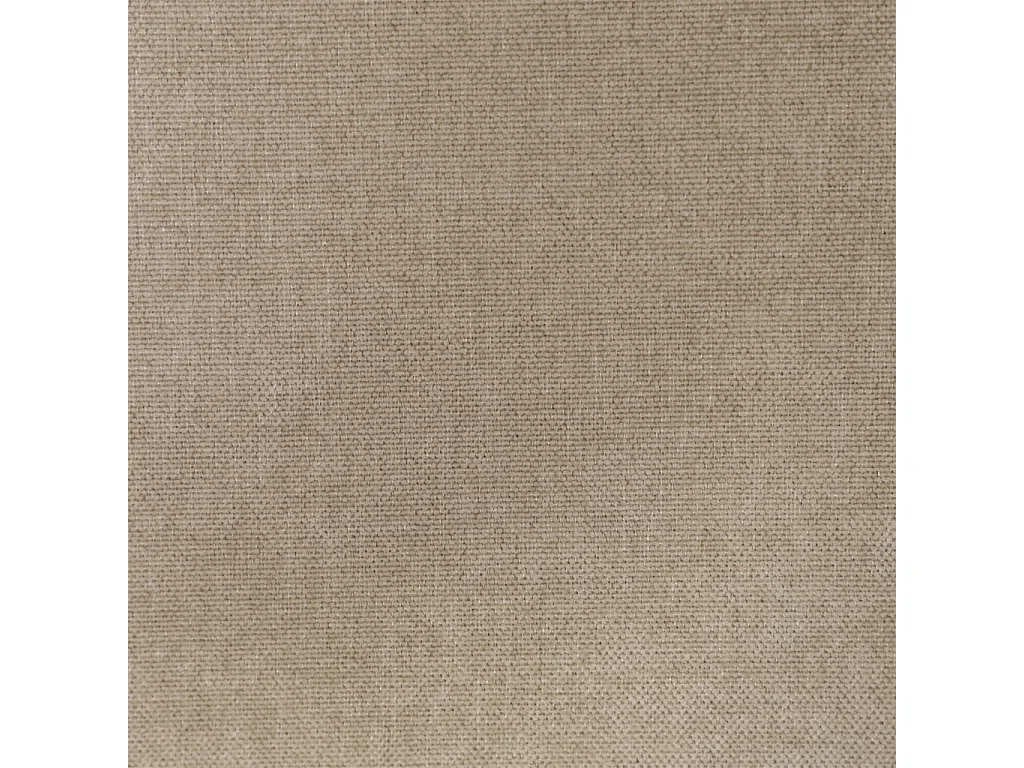 Lot de 2 tabourets de bar en bois d'hévéa noyer et tissu chenille taupe - Paola