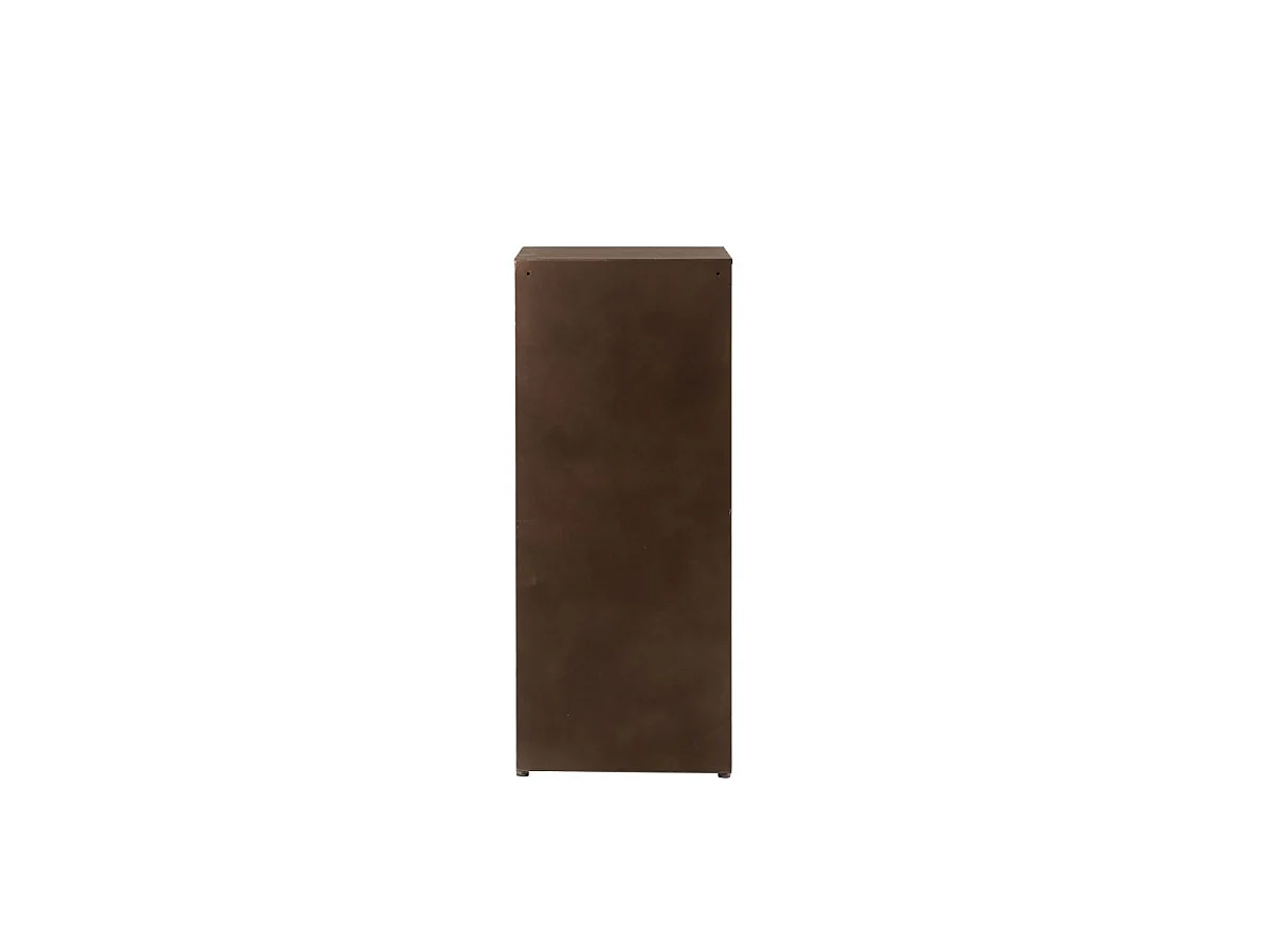Meuble de Rangement en Métal "Bade" 101cm Marron
