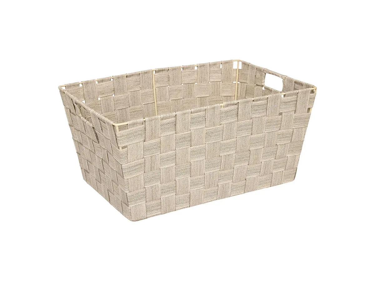 Panier de Rangement Biseauté "Lise" 38cm Beige