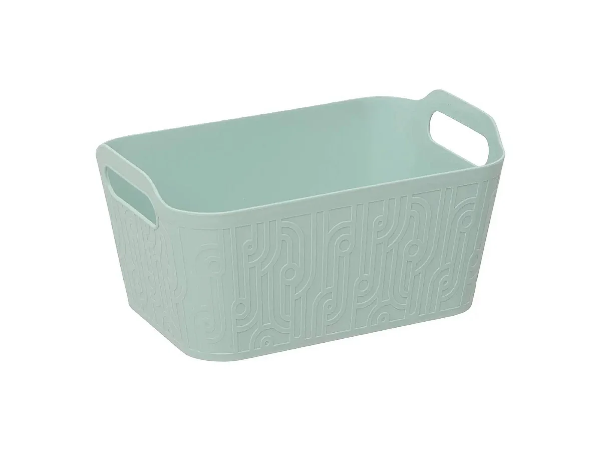 Panier de Rangement Design "Arche" 26cm Vert Céladon