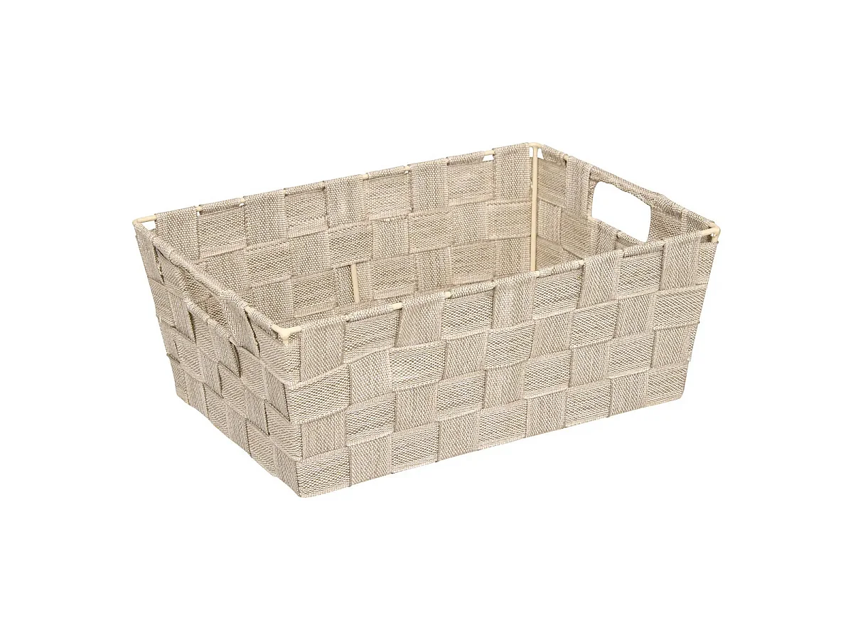 Panier de Rangement Biseauté "Lise" 28cm Beige