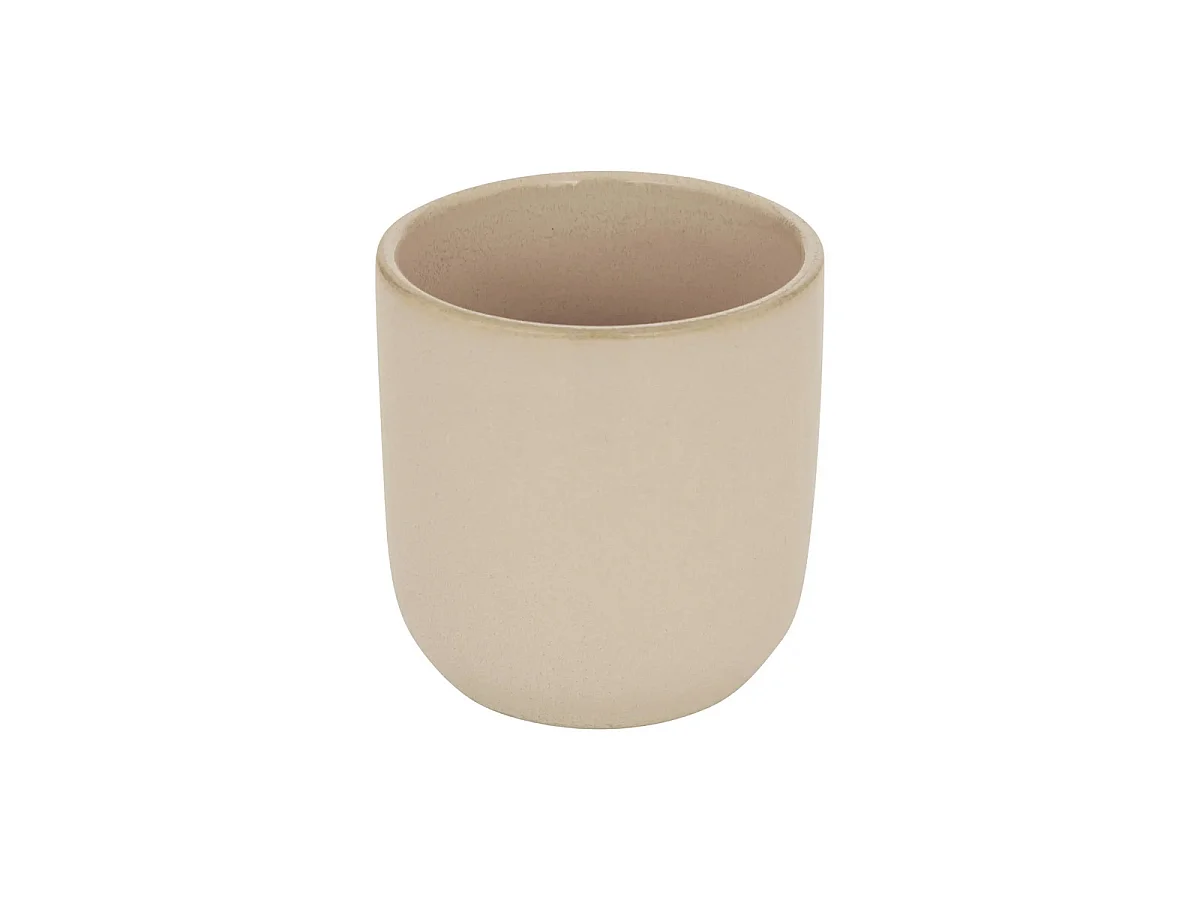 Lot de 6 Tasses à Café "Terre Inconnue" 10cl Beige