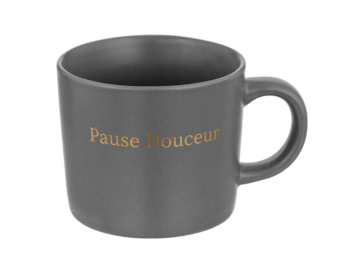 Lot de 4 Mugs sur Rack "Belle Journée" 20cl Multicolore