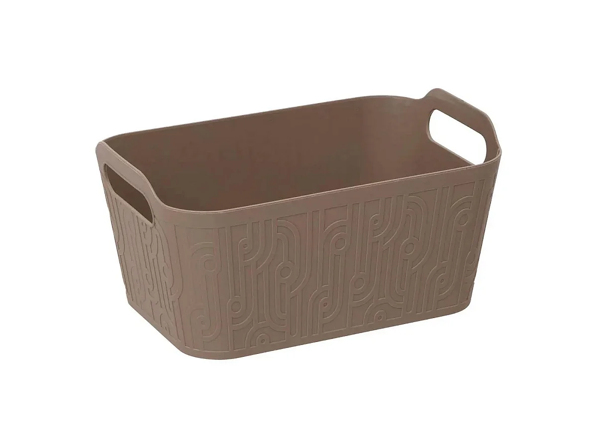 Panier de Rangement Design "Arche" 26cm Taupe