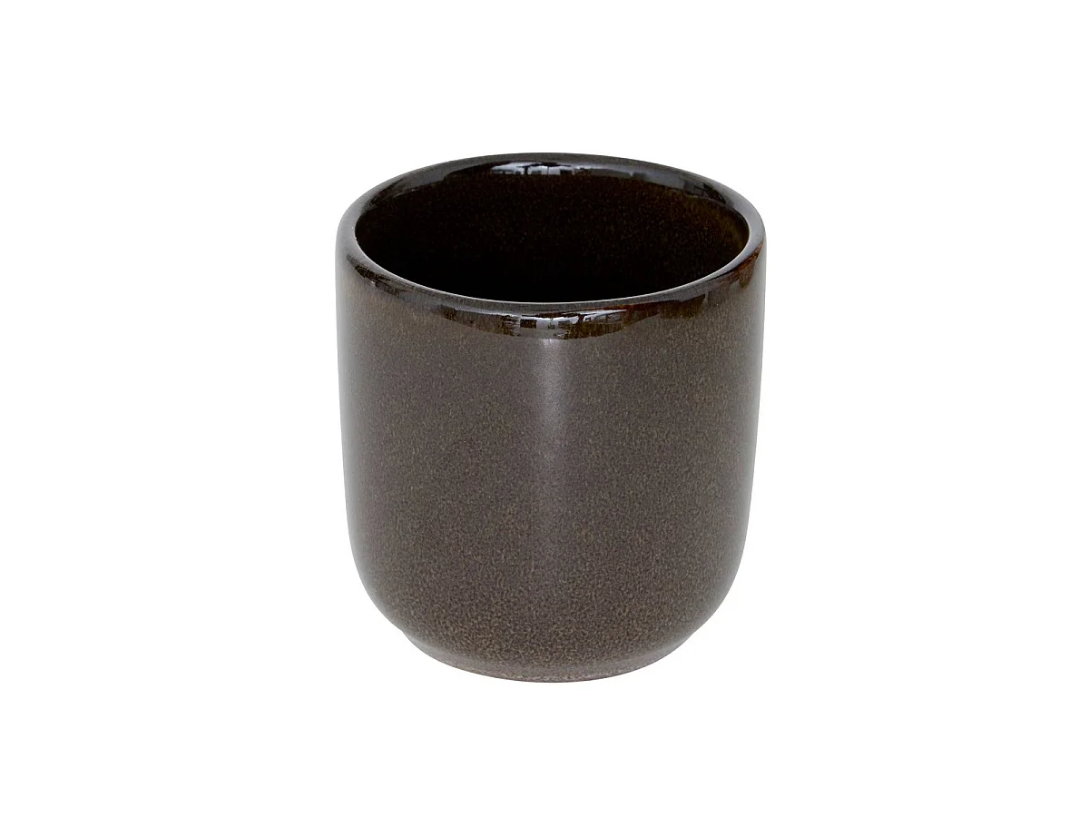 Lot de 6 Tasses à Café "Terre Inconnue" 10cl Marron