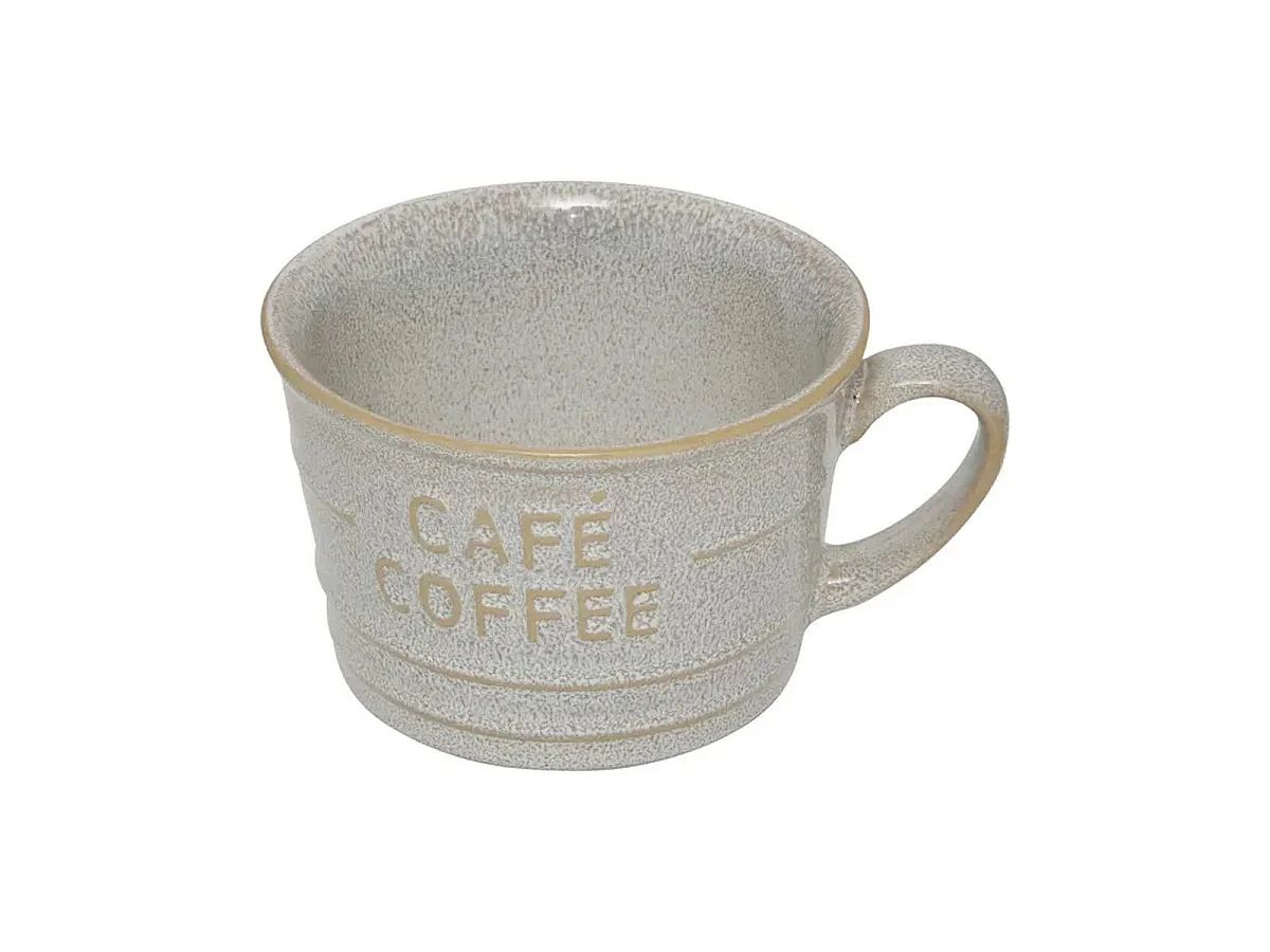 Lot de 6 Tasses à Café "Joel" 26cl Blanc