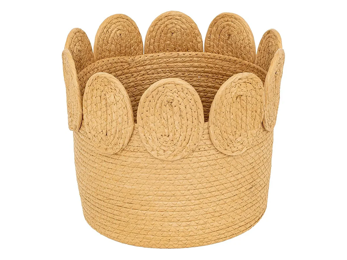 Lot de 3 Paniers Déco "Inuit Dreams" 29cm Naturel