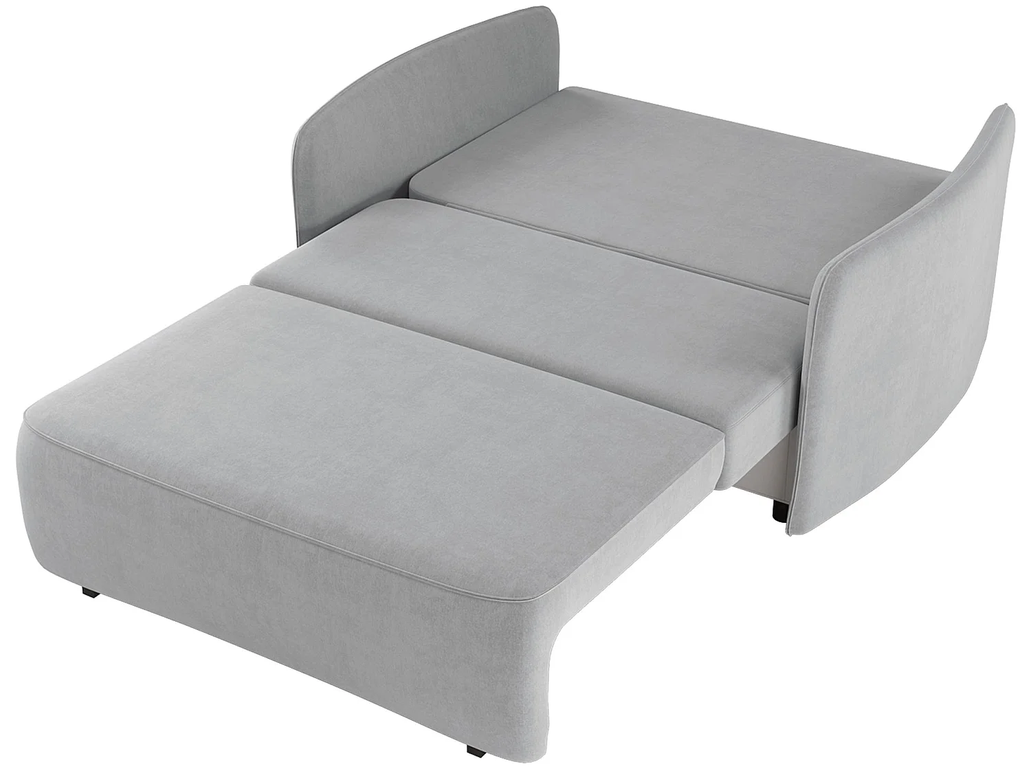 Canapé - 145 cm - Gris clair - Paxi