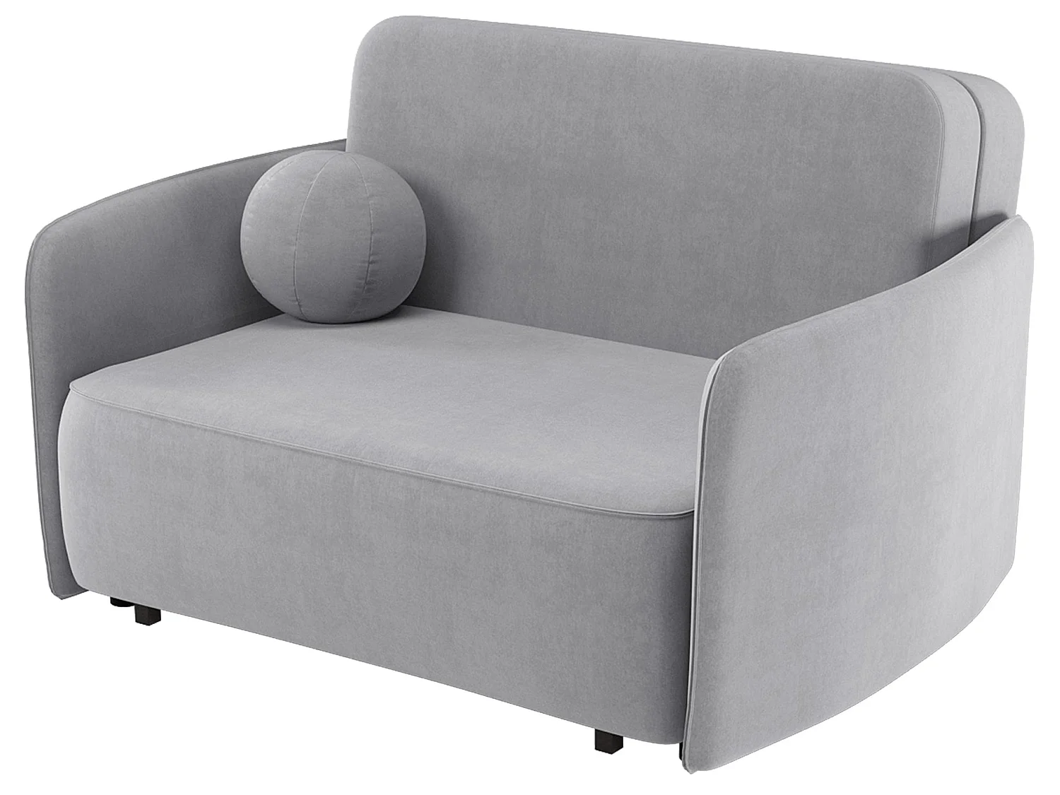 Canapé - 145 cm - Gris clair - Paxi