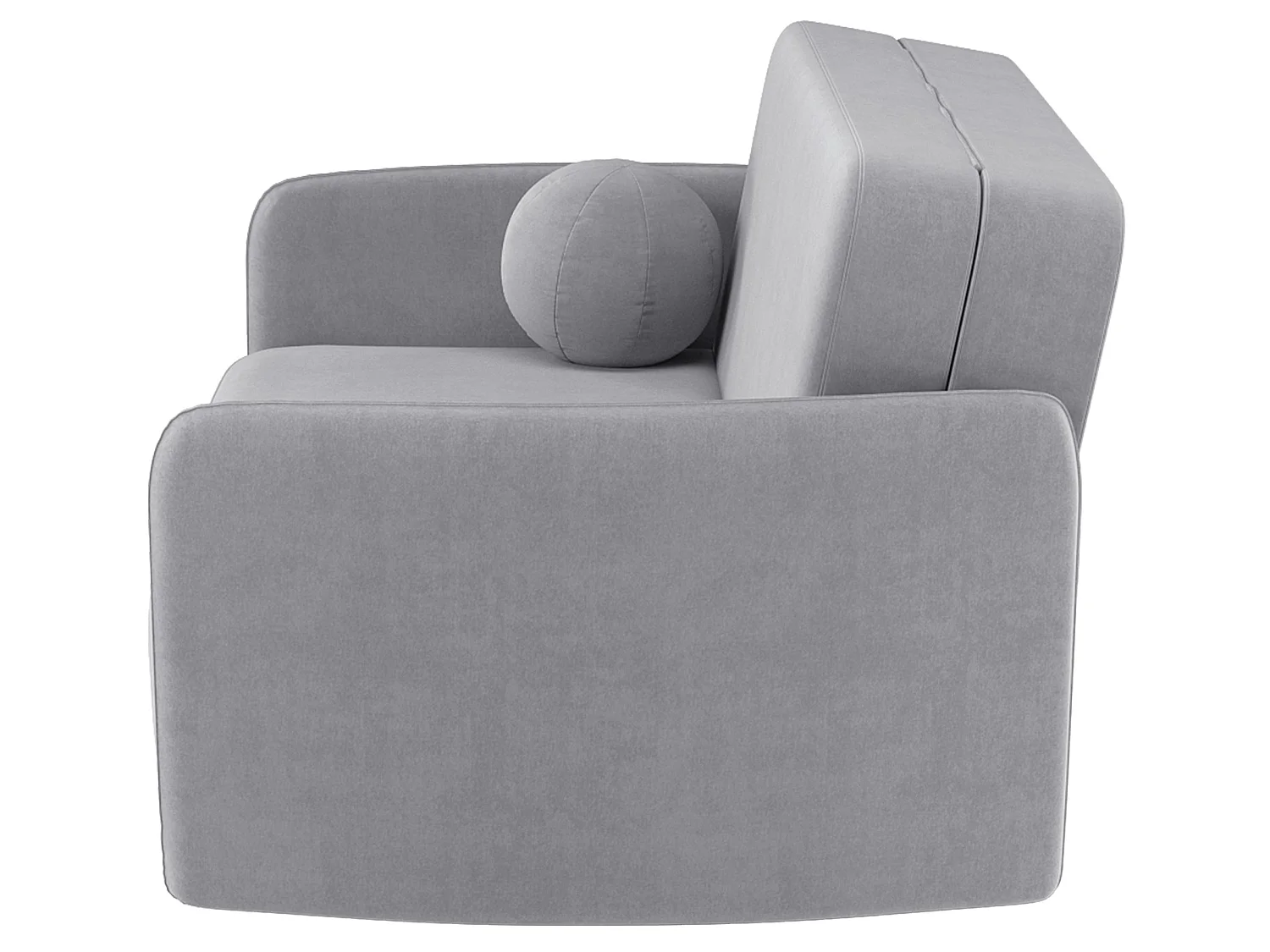 Canapé - 145 cm - Gris clair - Paxi