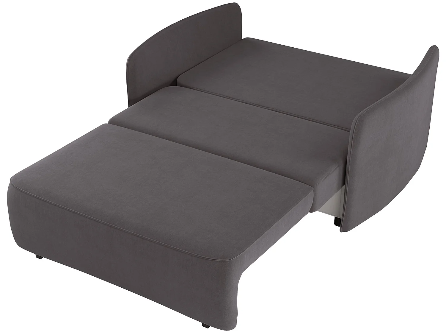 Canapé - 145 cm - Brun-gris - Paxi