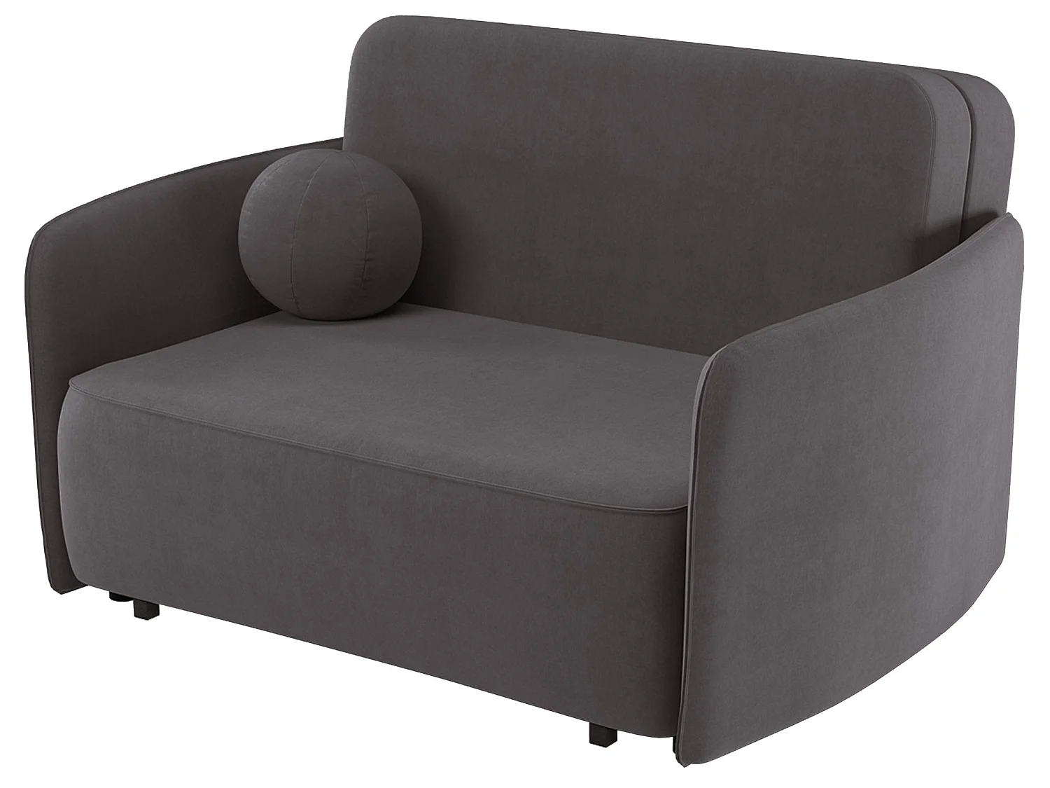 Canapé - 145 cm - Brun-gris - Paxi