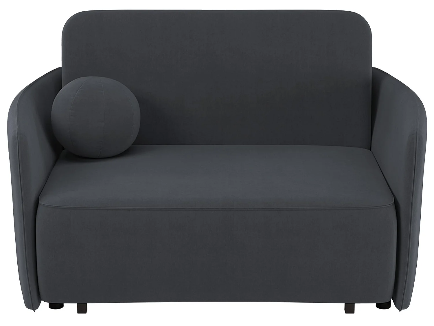 Canapé - 145 cm - Gris foncé - Paxi