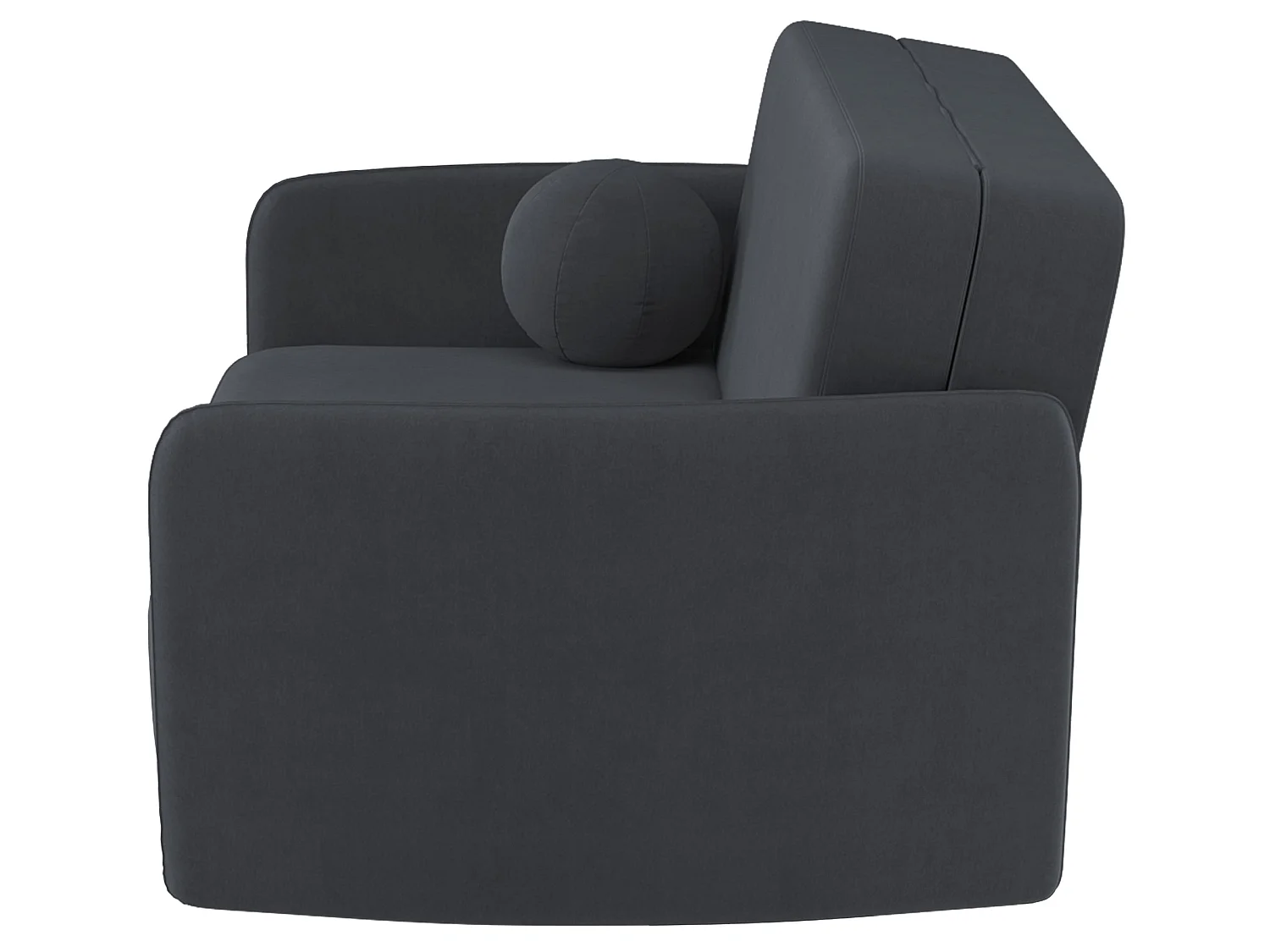 Canapé - 145 cm - Gris foncé - Paxi