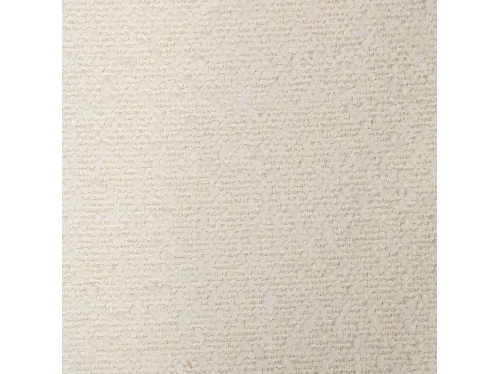 Taburete de bar de madera de hevea y tejido borreguito, set de 2