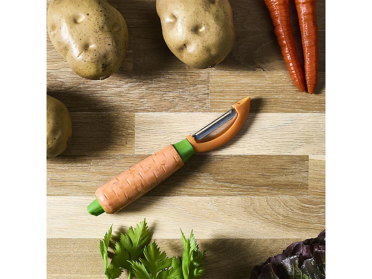 Éplucheur à Légumes "Carotte" 19cm Orange
