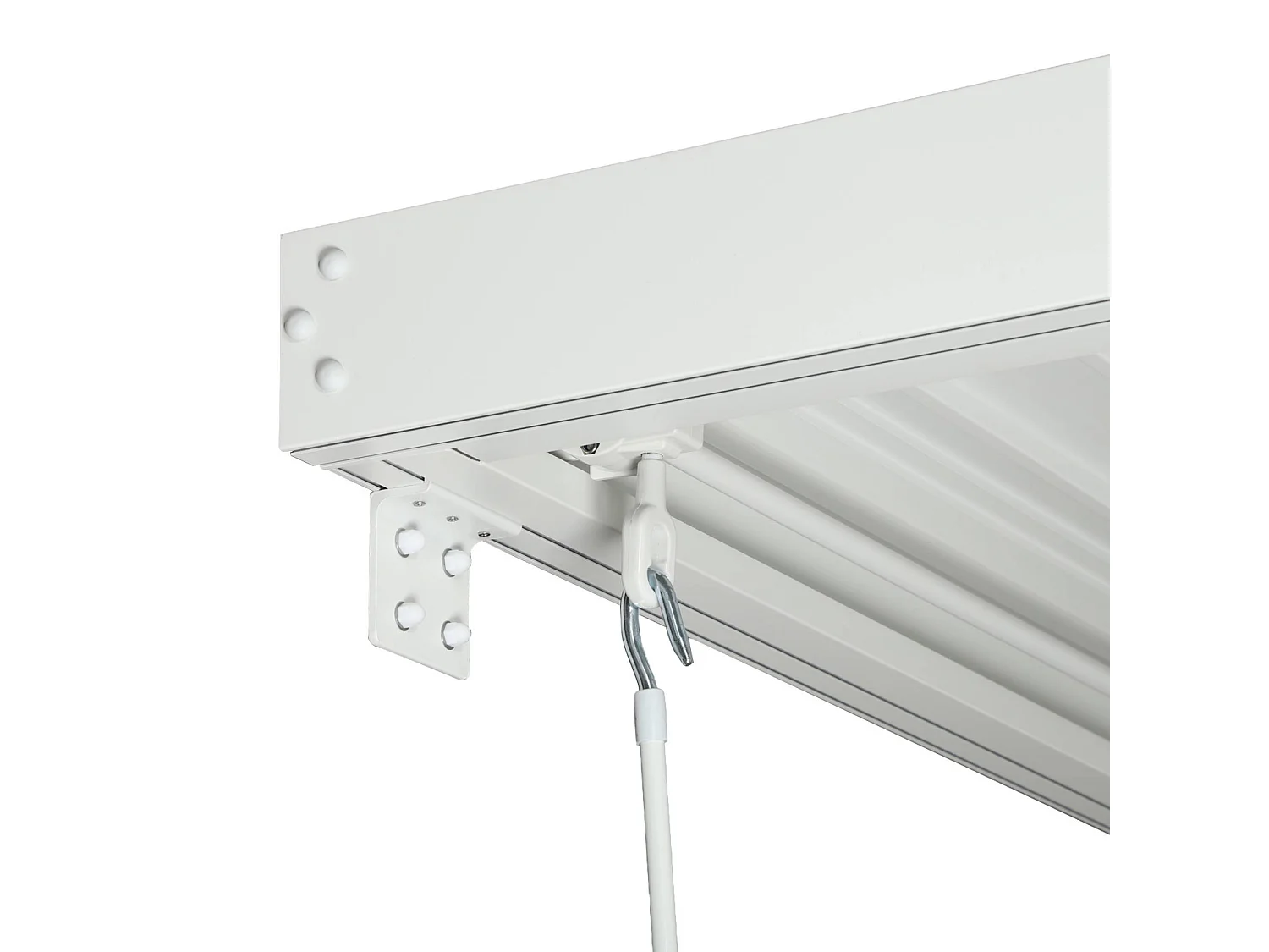 Pergola bioclimatique aluminium adossée lames orientables 3x3m Palace blanc
