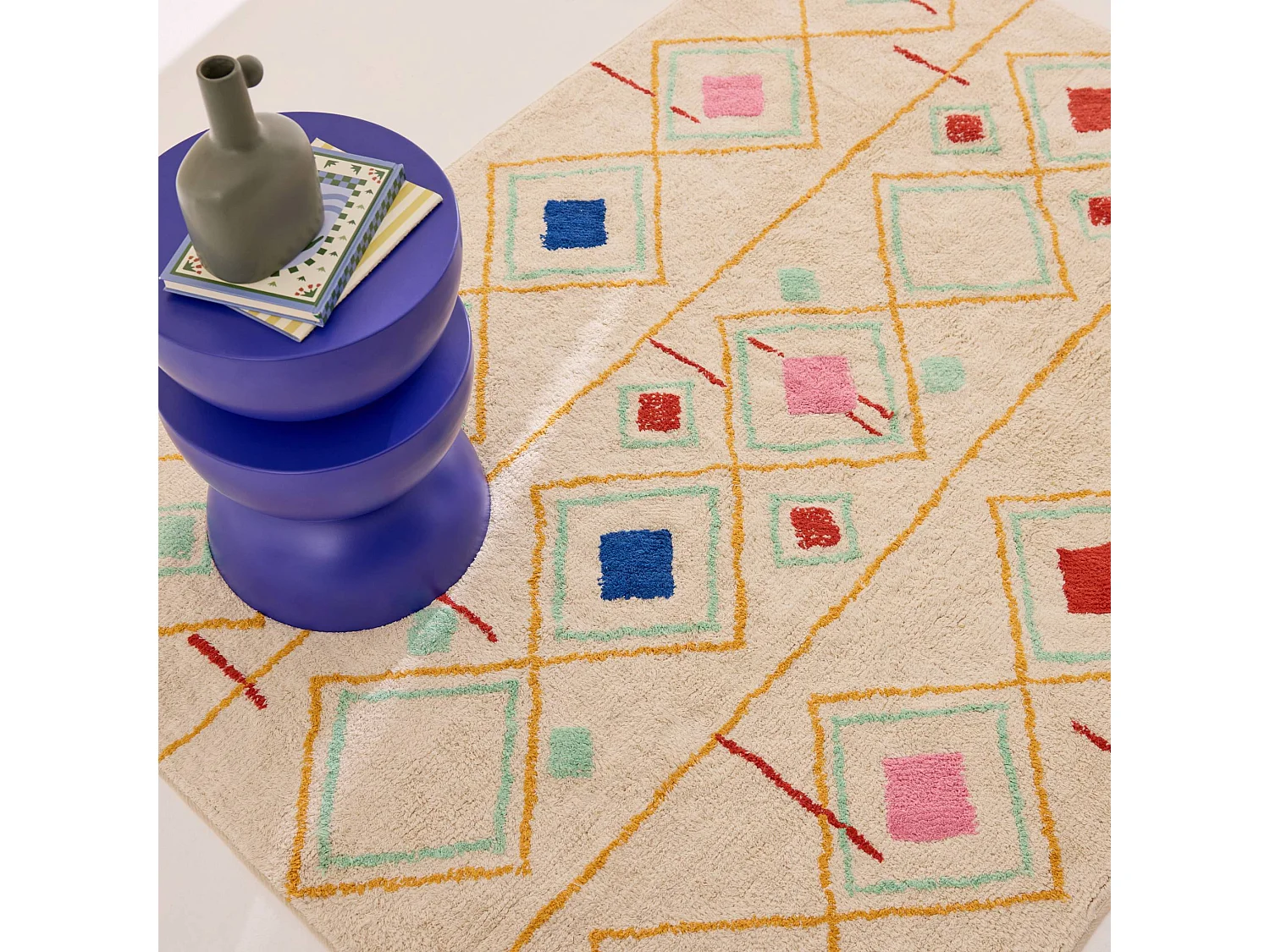 Alfombra interior bereber multicolor, 120x170cm multicolor