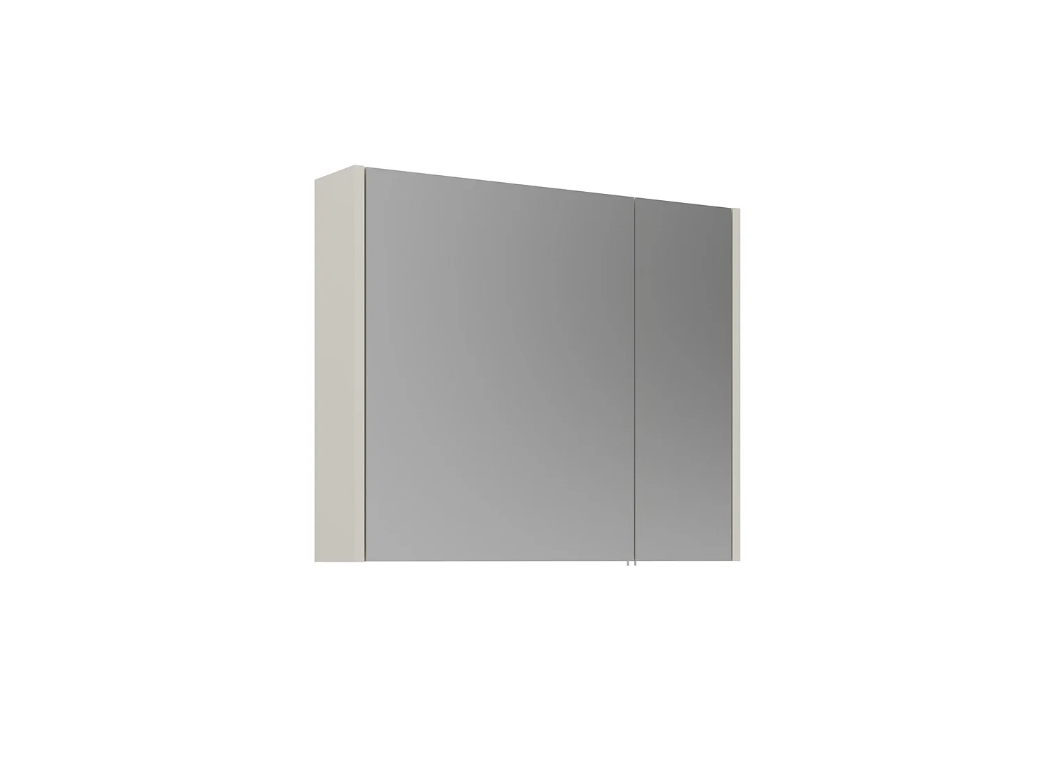 Badrumsskåp "Arno 80" med Spegel - Cashmere Finish - Väggmonterad - Elegant Design