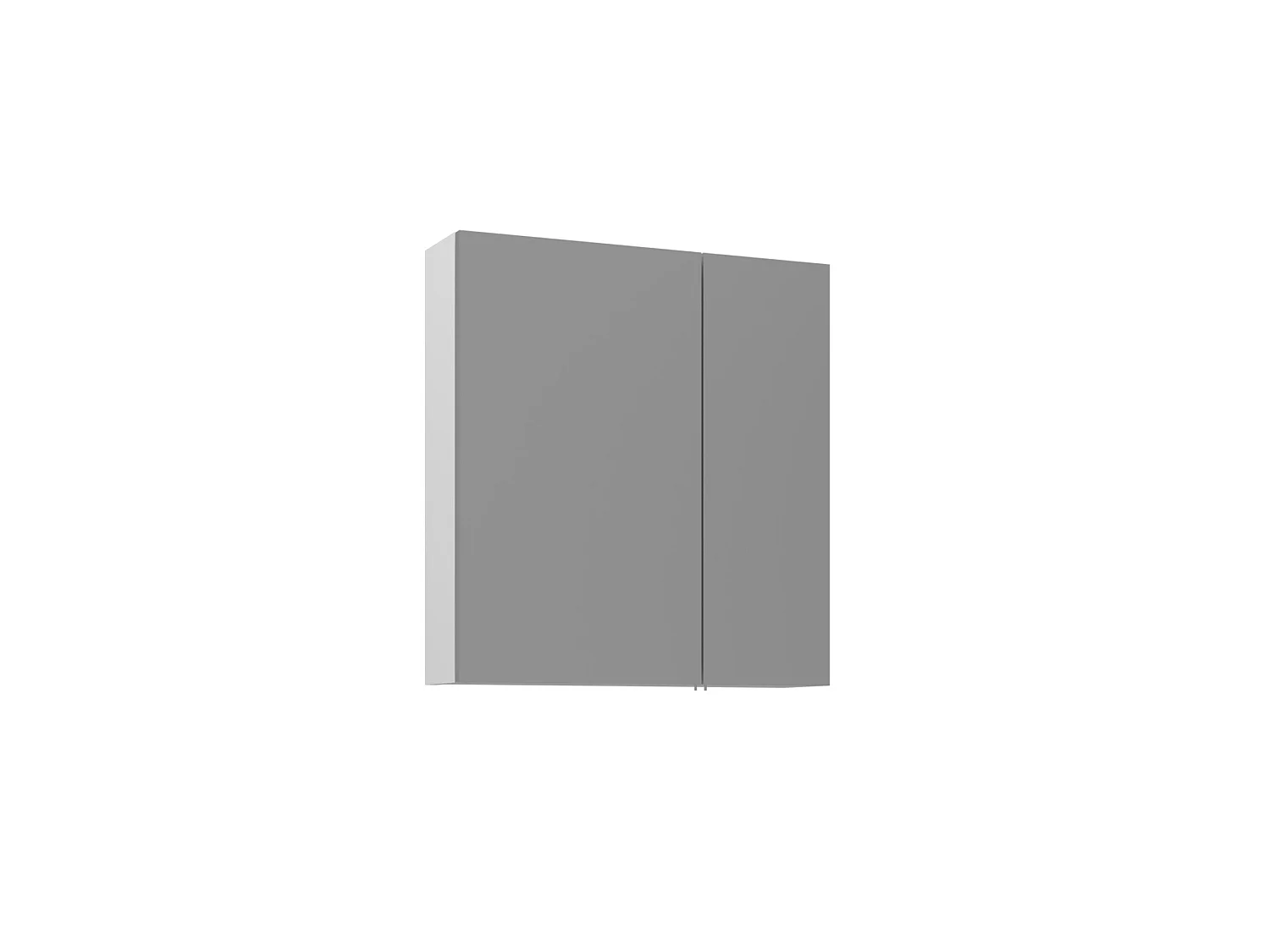 Badkamermeubel met spiegel "Bari 60" - 60 x 16 x 66 cm - Matwit
