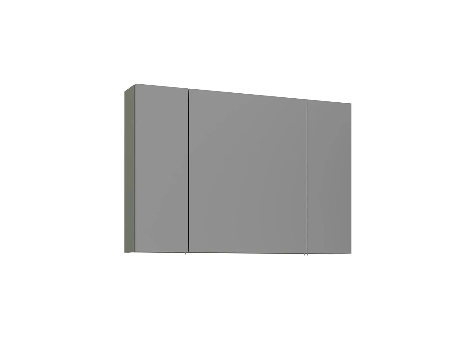 Badkamermeubel met spiegel "Bari 100" - 97 x 16 x 66 cm - Matte Green