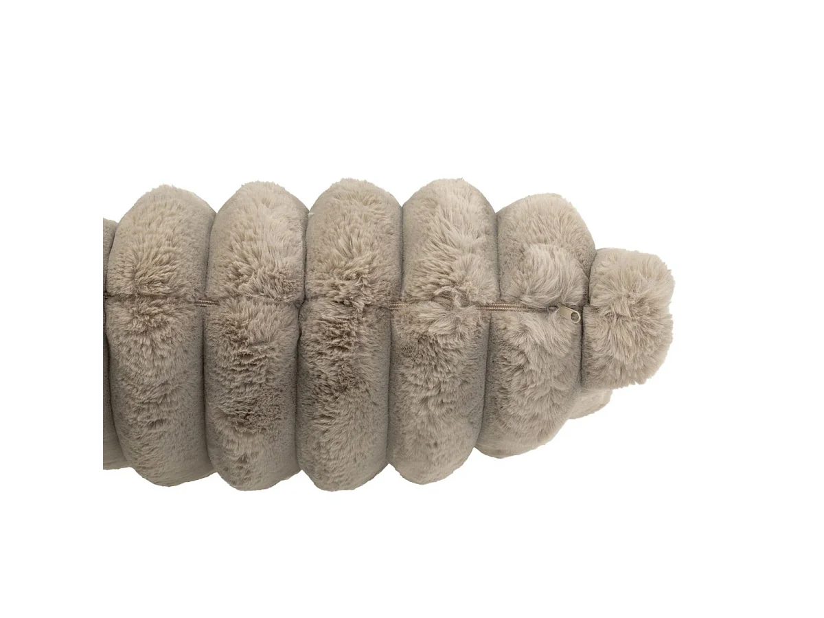Coussin Déco "Corduroy" 45x45cm Taupe Clair