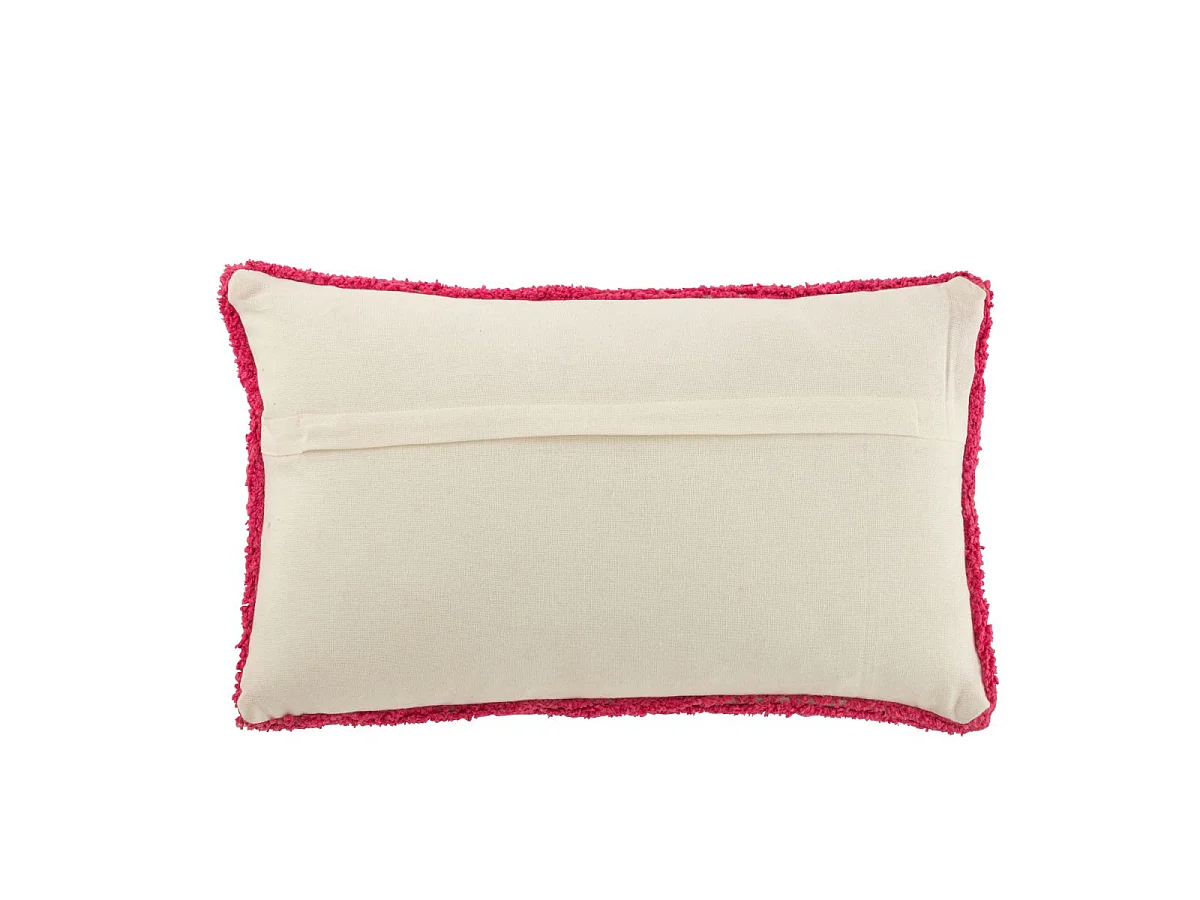 Coussin Déco Tufté Ciao "Polly" 30x50cm Rose