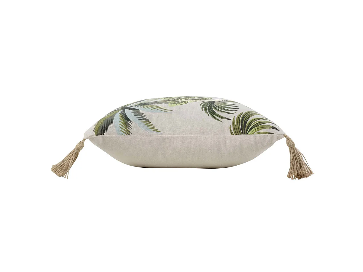 Housse de Coussin Déco "Cruzabel" 40x40cm Vert