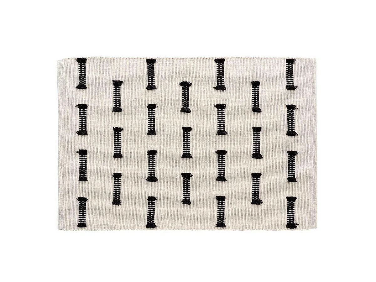 Tapis Déco Tissé "Juline" 50x80cm Naturel
