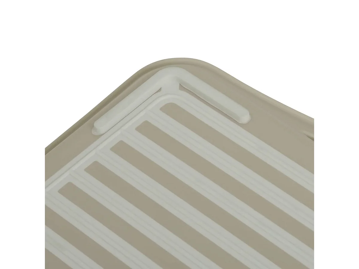 Plateau de Service Anti-Dérapant "Poly" 45cm Beige