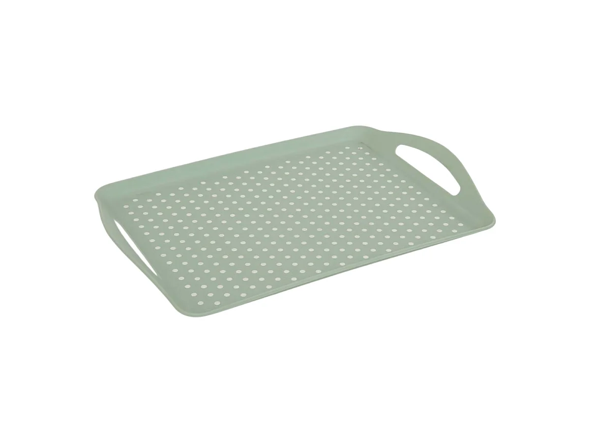 Plateau de Service Anti-Dérapant "Poly" 45cm Vert