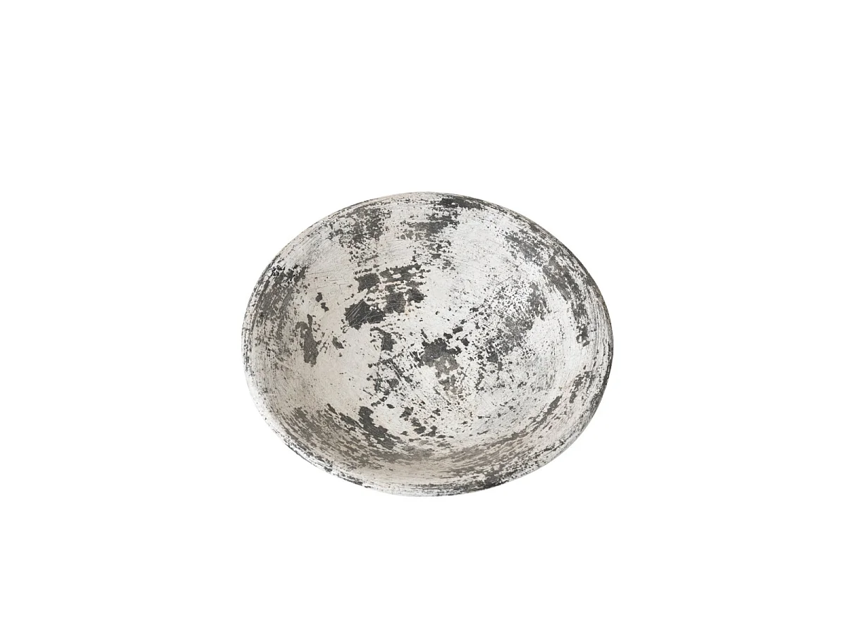 Coupelle Déco en Terre Cuite "Ruby" 46cm Noir & Blanc