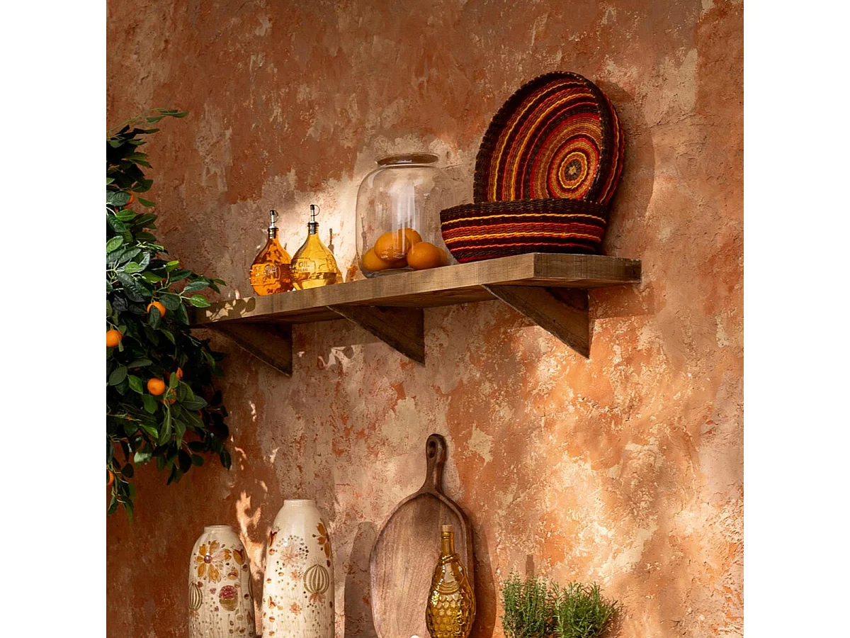 Lot de Coupelles Déco "Tierra" 41cm Marron