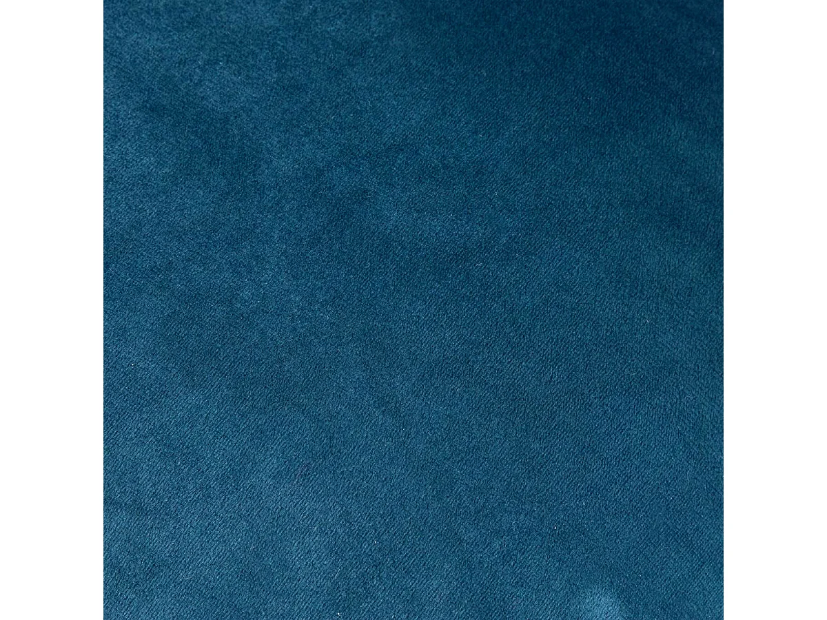 Coussin Chenillé 3D "Nova" 40x40cm Bleu Égéen