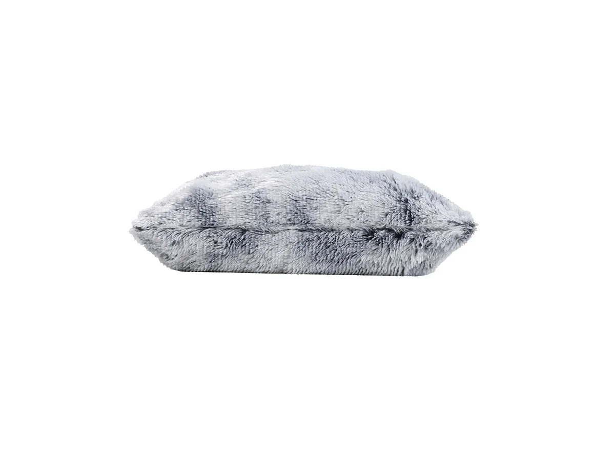 Coussin Imitation Fourrure "Antartic" 45x45cm Gris