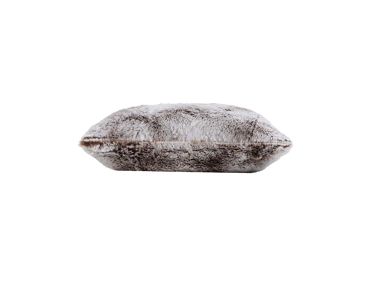Coussin Imitation Fourrure "Antartic" 45x45cm Choco