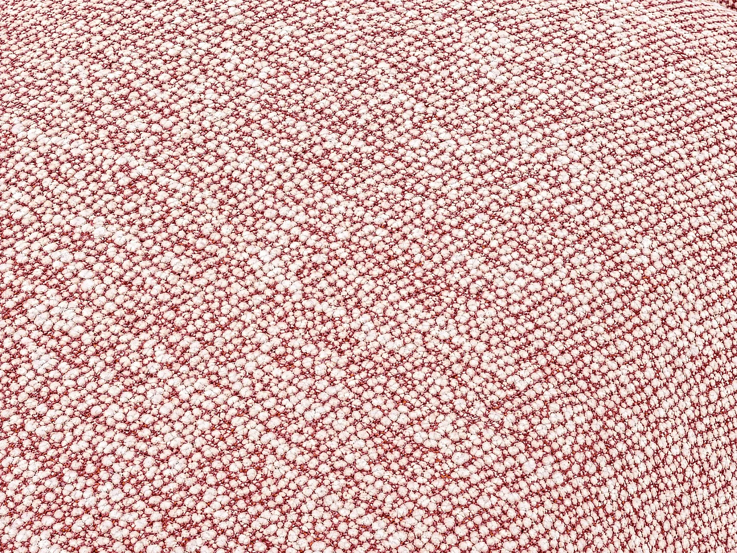 Canapé d'angle gauche ouvert convertible en tissu texturé rose JOCIMA