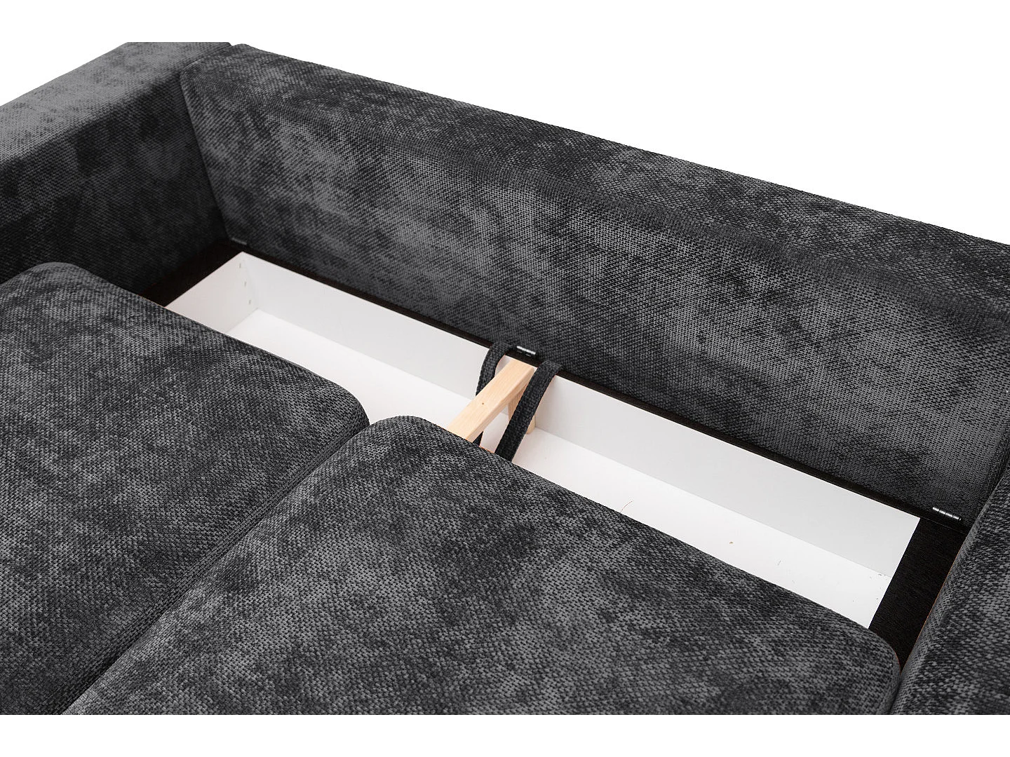 Canapé d'angle Sello L, gauche, tissu Flow, anthracite (21)