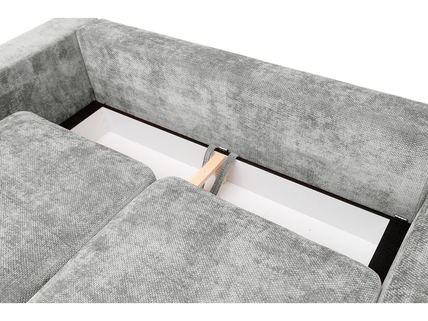 Canapé d'angle Sello L, côté droit, tissu Flow, gris (16)