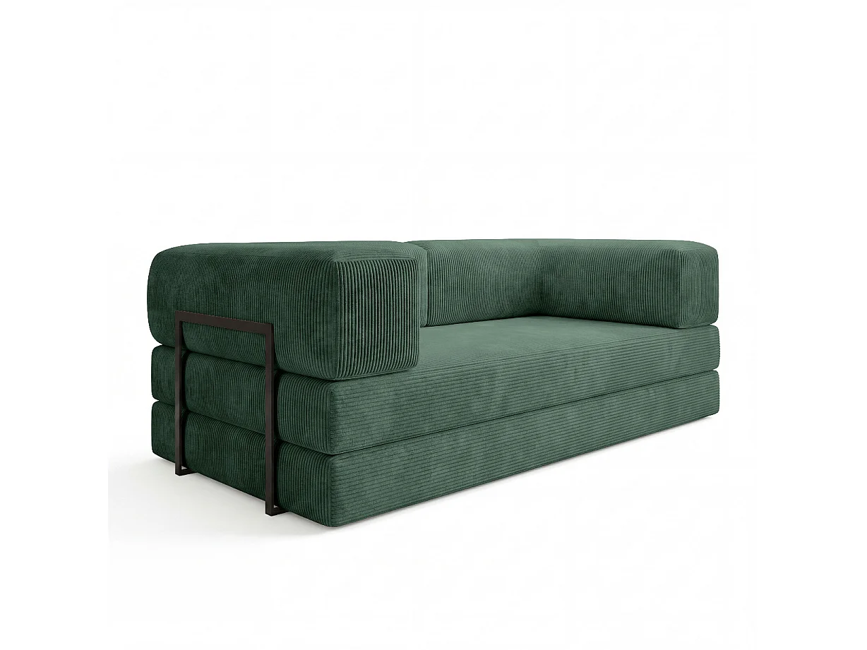 Sofa Edi, tkanina Poso, ciemnozielony (14)