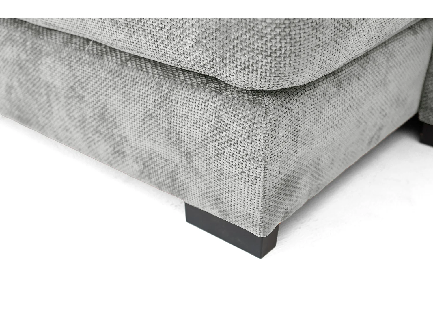 Ecksofa Sello U, Stoff Flow, grau (16)