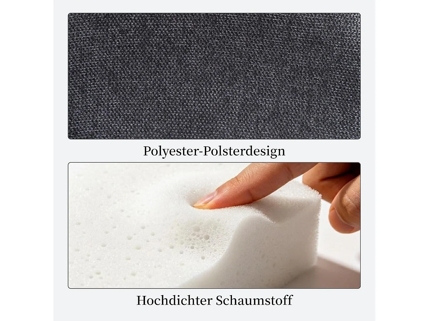 Drehbar Esszimmerstuhl 2er Set, Polsterstuhl mit Integrierten Armlehnen