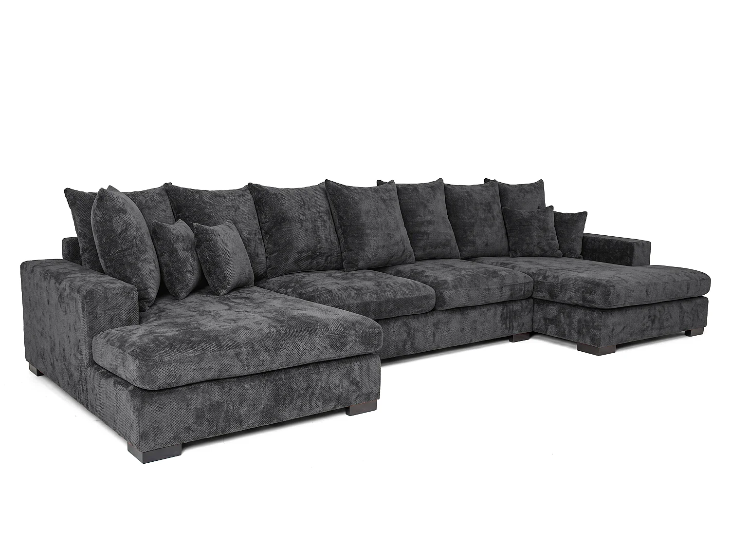Canapé d'angle Sello L, côté droit, tissu Flow, anthracite (21)